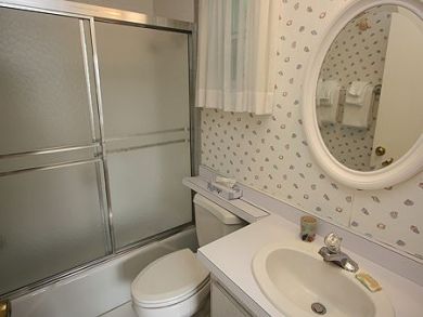 Bathroom with Shower Over Tub